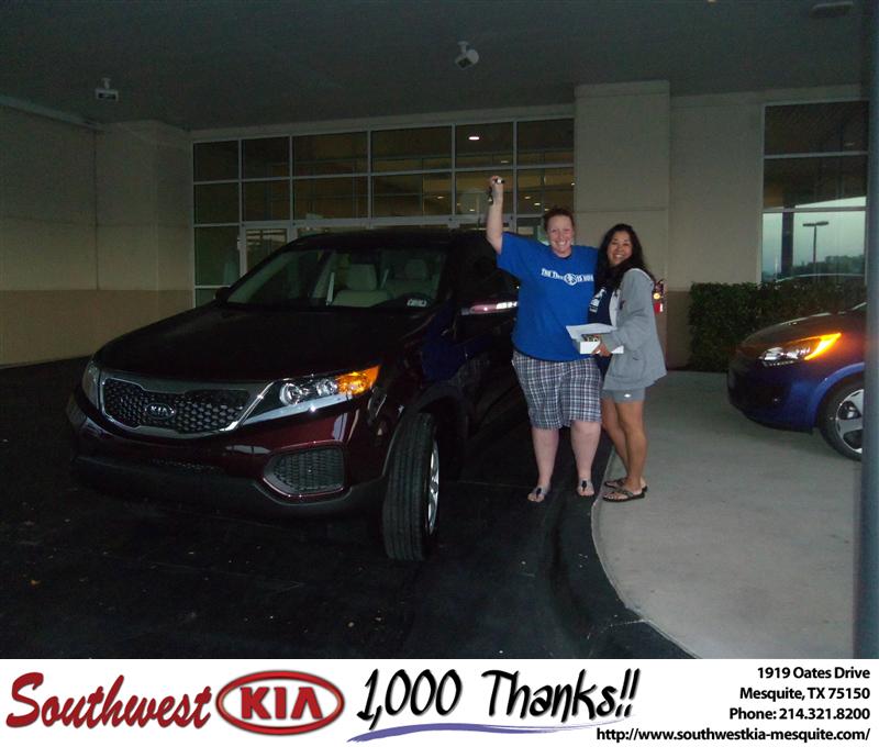 Congratulations to Ginger Edwards on the 2013 KIA Sorent… Flickr